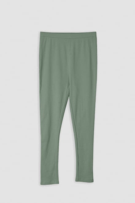 LS Picoting Ribbed T-Shirt & Leggings Set