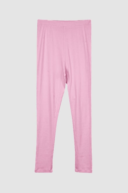 LS Picoting Ribbed T-Shirt & Leggings Set