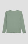 LS Picoting Ribbed T-Shirt & Leggings Set