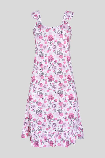 Women's Jersey Cami Nightdress With Frill Detailing