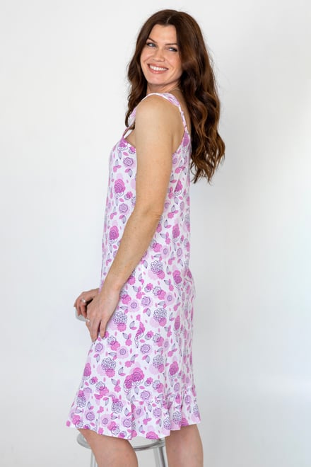 Women's Jersey Cami Nightdress With Frill Detailing