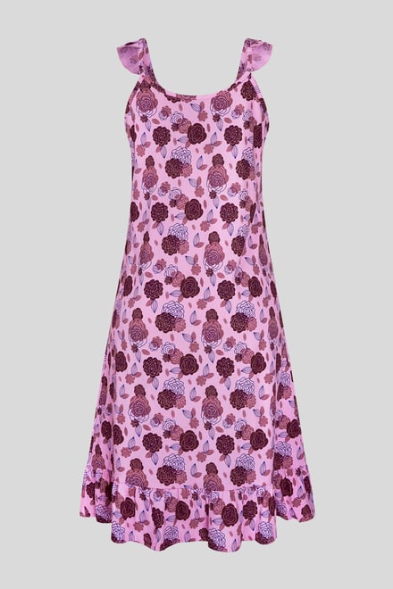 Women's Jersey Cami Nightdress With Frill Detailing