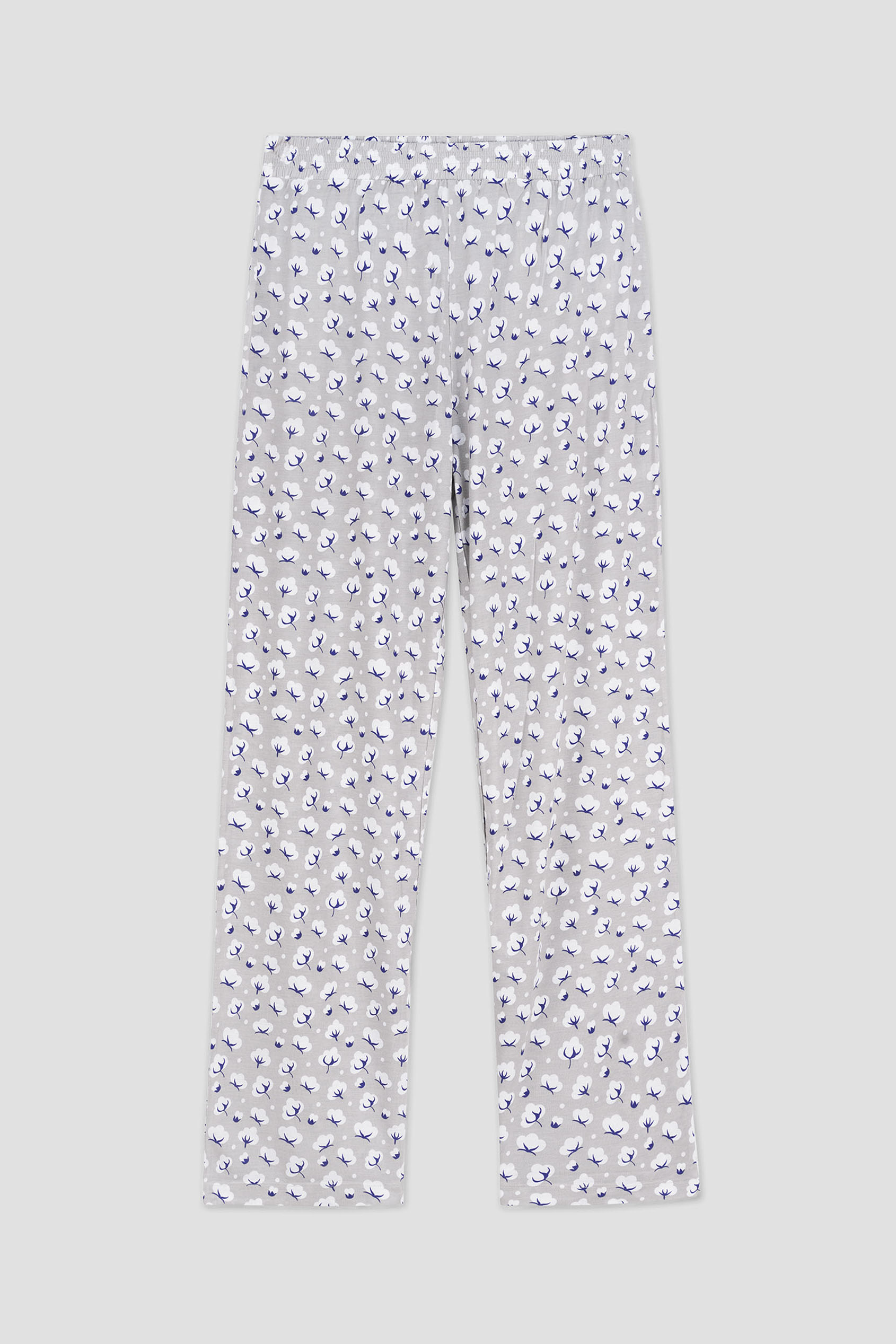 Short Ruffle Sleeve Cotton Printed Pyjamas Set