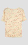 Short Ruffle Sleeve Cotton Printed Pyjamas Set