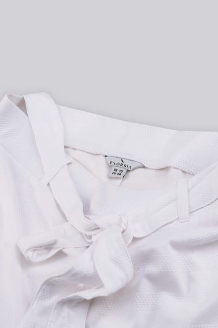 Wide Trouser And Crop Blouson Sleeve Top Set