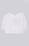 Wide Trouser And Crop Blouson Sleeve Top Set