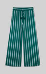 Striped Flare pant with Strappy Top Set