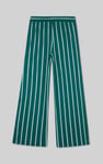 Striped Flare pant with Strappy Top Set