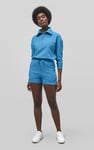 Women’s Quarter Zip Relaxed Sweatshirt and Short Set | Enorsia