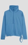 Women’s Quarter Zip Relaxed Sweatshirt and Short Set | Enorsia