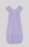 Off Shoulder Ruffle Jersey Dress