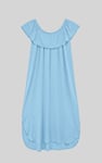 Off Shoulder Ruffle Jersey Dress