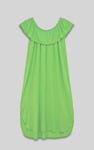 Off Shoulder Ruffle Jersey Dress