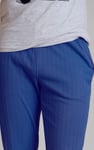 Ribbed Jersey Slim Fit Zip Pockets Joggers