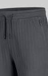 Ribbed Jersey Slim Fit Zip Pockets Joggers