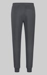 Ribbed Jersey Slim Fit Zip Pockets Joggers