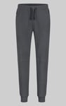 Ribbed Jersey Slim Fit Zip Pockets Joggers