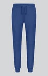 Ribbed Jersey Slim Fit Zip Pockets Joggers