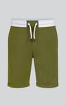 Contrast Waistband Regular Fit Shorts
