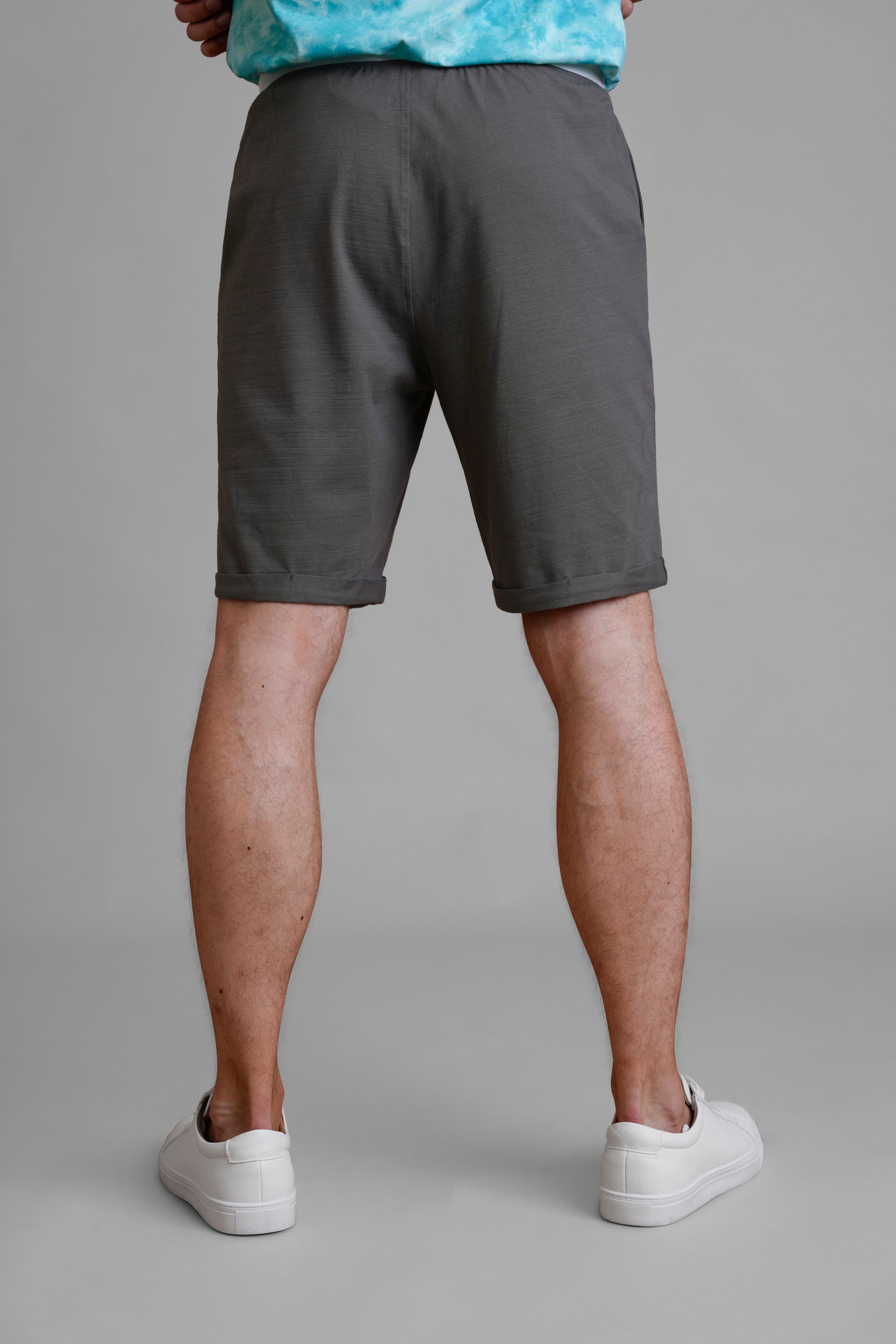 Contrast Waistband Regular Fit Shorts