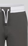 Contrast Waistband Regular Fit Shorts