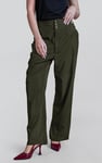 High-Waisted  Stright Leg Trousers