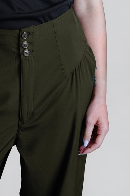 High-Waisted  Stright Leg Trousers