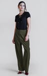 High-Waisted  Stright Leg Trousers
