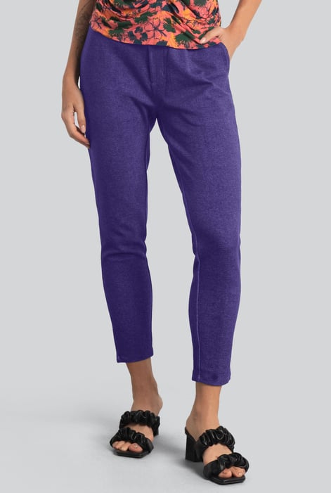 Womens Red Jersey  Trousers