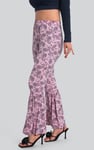Paisley Printed Flared Sharara Pant