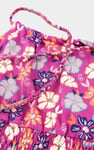 Smocked Waist Floral Printed Playsuit