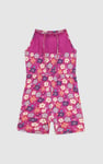 Smocked Waist Floral Printed Playsuit