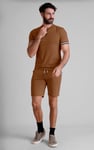 Men's Jersey T-Shirt & Shorts Lounge Set