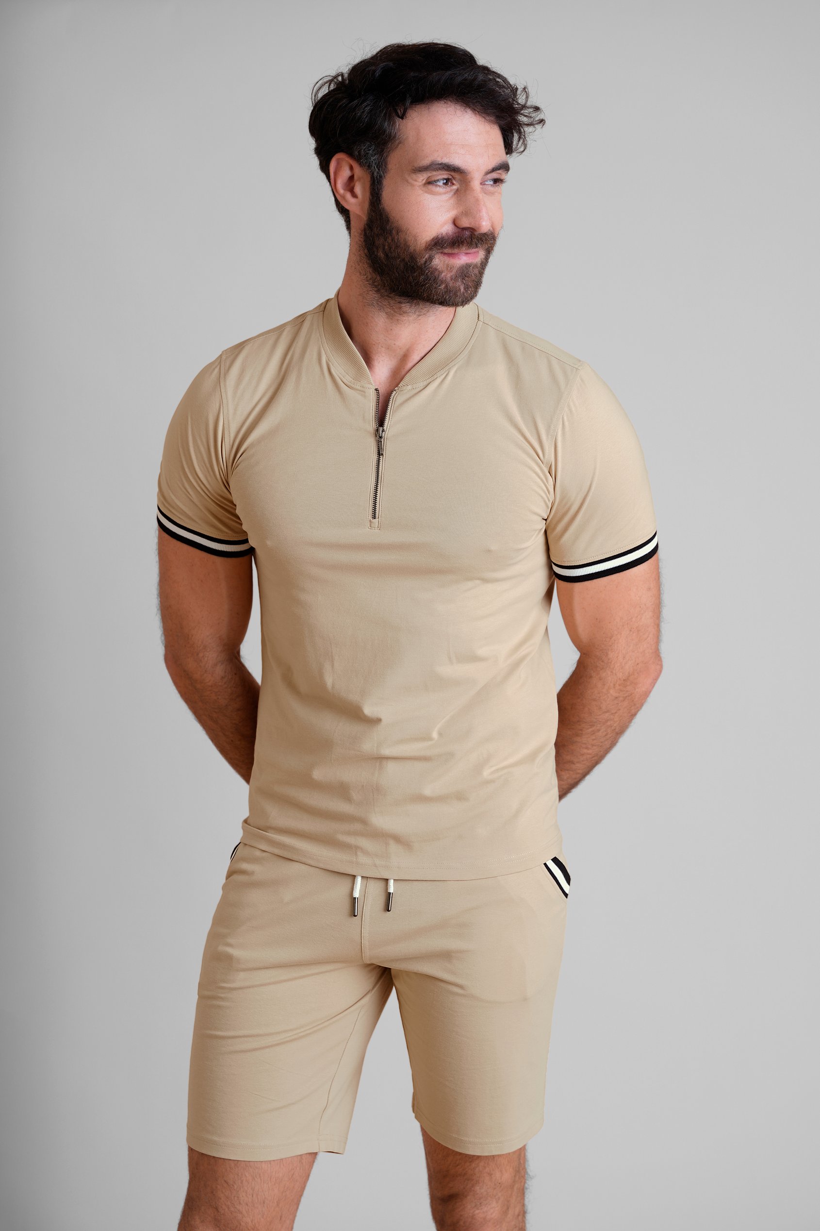 Men's Jersey T-Shirt & Shorts Lounge Set