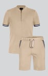 Men's Jersey T-Shirt & Shorts Lounge Set