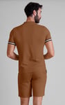 Men's Jersey T-Shirt & Shorts Lounge Set