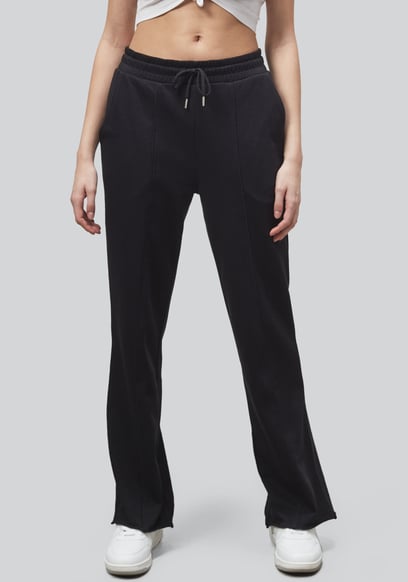 Pin Tuck Front Jersey Trousers