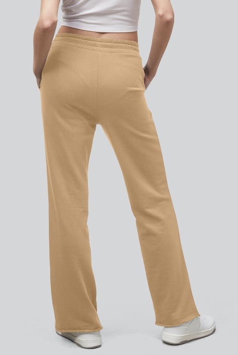 Yellow Pin Tuck Front Jersey Trousers