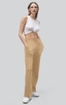 Pin Tuck Front Jersey Trousers