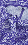 Womens Paisley Printed Wide Leg Trouser