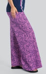 Womens Paisley Printed Wide Leg Trouser