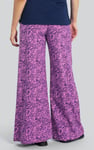 Womens Paisley Printed Wide Leg Trouser