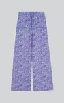 Womens Paisley Printed Wide Leg Trouser
