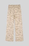 Womens Printed Wide Leg  Jersey Trousers