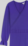 Women Long Sleeve Wrap Jumpsuit