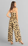 Smocked Waist Floral Printed Jumpsuit