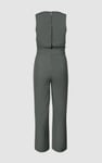 Women’s Sleeveless Blended Fabric Jumpsuit