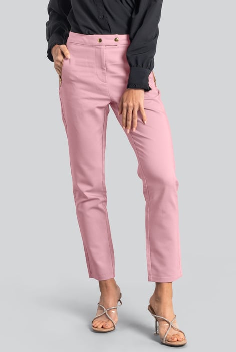 Khaki Stretch Slim Side Zip Pocket Trouser