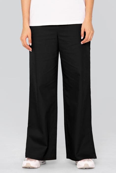 Women’s Orange Relaxed Twill Wide Leg Trouser | Enorsia