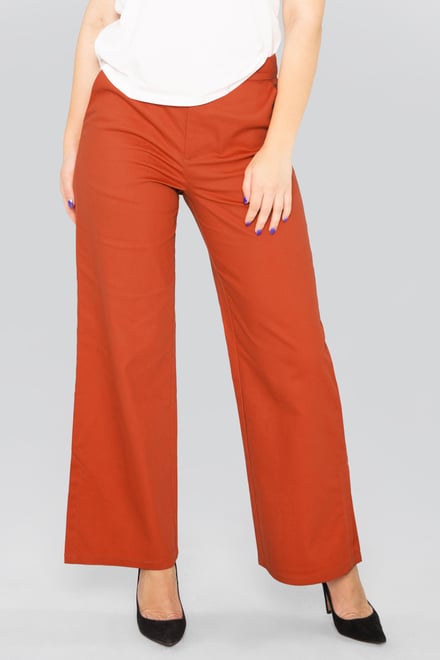 Women’s Relaxed Twill Wide Leg Trouser | Enorsia